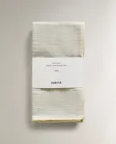 Zara Home столовая салфетка из хлопка, узор в полоску, 45 45 см (комплект 2 шт.) · 2286/022 — фото 7