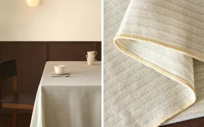 Zara Home скатерть из хлопка, узор в полоску, 150 150 см · 2286/021