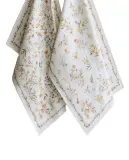 Zara Home кухонное полотенце из хлопка, цветочный мотив, 60 40 см (комплект 2 шт.) · 7240/026 — фото 4