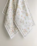 Zara Home кухонное полотенце из хлопка, цветочный мотив, 60 40 см (комплект 2 шт.) · 7240/026 — фото 5