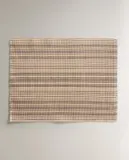 Zara Home сервировочная салфетка из хлопка, узор в полоску, 50 35 см (комплект 2 шт.) · 7235/023 — фото 3
