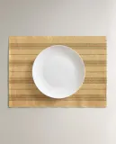 Zara Home сервировочная салфетка из хлопка, узор в полоску, 50 35 см (комплект 2 шт.) · 7241/023 — фото 2