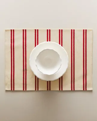 Zara Home сервировочная салфетка из смесовой ткани, вышивка, 50 35 см · 7250/023