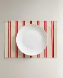 Zara Home сервировочная салфетка из смесовой ткани, вышивка, 50 35 см · 7250/023 — фото 7