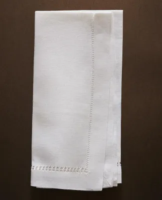 Zara Home столовая салфетка из льна, вышивка, 45 45 см (комплект 2 шт.)