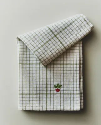 Zara Home кухонное полотенце из хлопка, узор в полоску, 70 50 см (комплект 2 шт.) · 7289/026