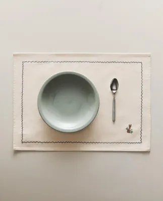 Zara Home сервировочная салфетка из хлопка, вышивка, 50 35 см · 7268/023