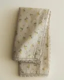 Zara Home столовая салфетка из хлопка, цветочный мотив, 45 45 см (комплект 2 шт.) · 4278/022 — фото 1