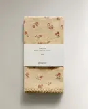 Zara Home столовая салфетка из хлопка, цветочный мотив, 45 45 см (комплект 2 шт.) · 4278/022 — фото 8