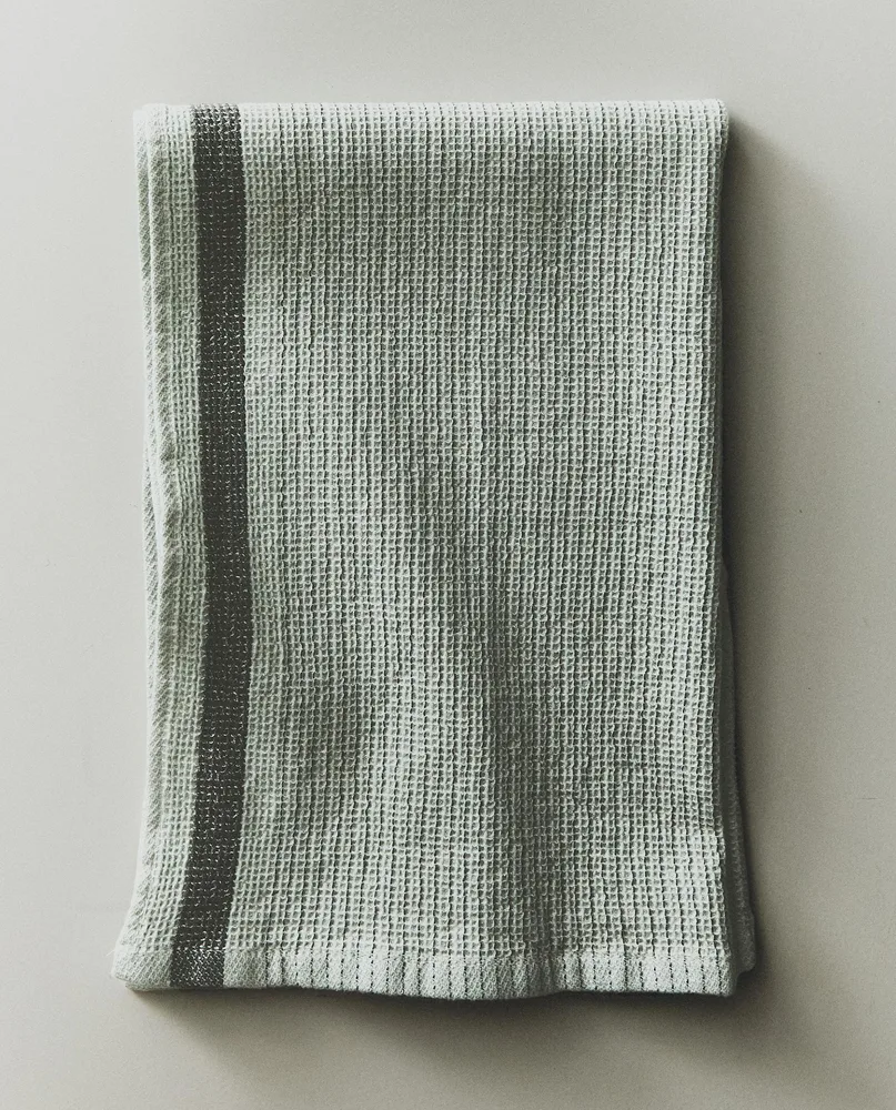 Zara Home кухонное полотенце из хлопка, узор в полоску, 70 50 см · 7288/026