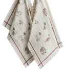 Zara Home кухонное полотенце из хлопка, цветочный мотив, 60 40 см (комплект 2 шт.) · 7290/026 — фото 4
