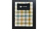 Zara Home сервировочная салфетка из хлопка, узор в полоску, 50 35 см — фото 1