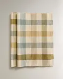 Zara Home сервировочная салфетка из хлопка, узор в полоску, 50 35 см — фото 4