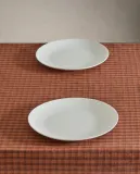 Zara Home скатерть из хлопка, клетка, 250 150 см — фото 8