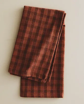 Zara Home столовая салфетка из хлопка, клетка, 45 45 см (комплект 2 шт.) · 3235/022