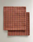 Zara Home столовая салфетка из хлопка, клетка, 45 45 см (комплект 2 шт.) · 3235/022 — фото 4