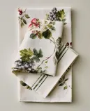 Zara Home кухонное полотенце из хлопка, цветочный мотив, 60 40 см (комплект 2 шт.) · 9225/026 — фото 1