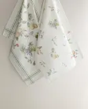 Zara Home кухонное полотенце из хлопка, цветочный мотив, 60 40 см (комплект 2 шт.) · 9225/026 — фото 6