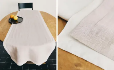 Zara Home дорожка на стол из льна, 160 50 см