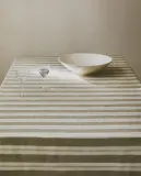 Zara Home скатерть из льна, узор в полоску, 300 200 см — фото 1