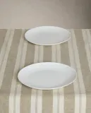 Zara Home скатерть из льна, узор в полоску, 300 200 см — фото 4