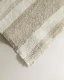 Zara Home столовая салфетка из льна, узор в полоску, 45 45 см (комплект 2 шт.) — фото 6