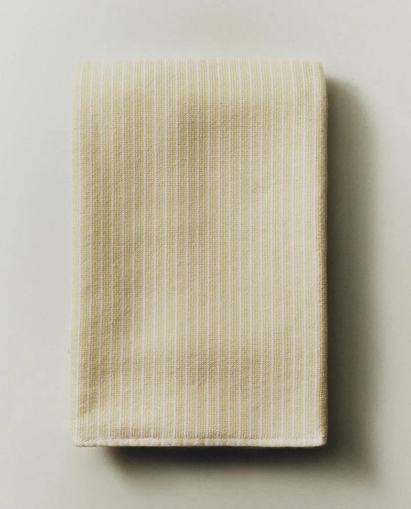 Zara Home кухонное полотенце из хлопка, узор в полоску, 70 50 см · 9279/026