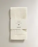 Zara Home столовая салфетка из хлопка, ажурная отделка, 45 45 см — фото 8