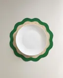 Zara Home сервировочная салфетка из хлопка, узор в полоску, 38 38 см — фото 5