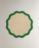 Zara Home сервировочная салфетка из хлопка, узор в полоску, 38 38 см — фото 7