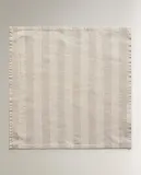 Zara Home столовая салфетка из смесовой ткани, узор в полоску, 45 45 см (комплект 2 шт.) — фото 7