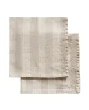 Zara Home столовая салфетка из смесовой ткани, узор в полоску, 45 45 см (комплект 2 шт.) — фото 8