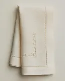 Zara Home столовая салфетка из льна, ажурная отделка, 45 45 см (комплект 2 шт.) — фото 1