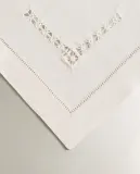 Zara Home столовая салфетка из льна, ажурная отделка, 45 45 см (комплект 2 шт.) — фото 6