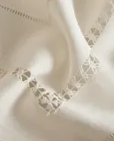 Zara Home скатерть из льна, ажурная отделка, 250 170 см — фото 6