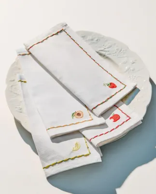 Zara Home столовая салфетка из хлопка, 20 20 см (комплект 4 шт.)