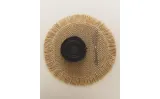 Zara Home сервировочная салфетка из смесовой ткани, декоративная бахрома, диаметр 38 см (комплект 2 шт.) — фото 3