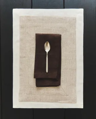 Zara Home сервировочная салфетка из льна, 50 35 см · 9237/023