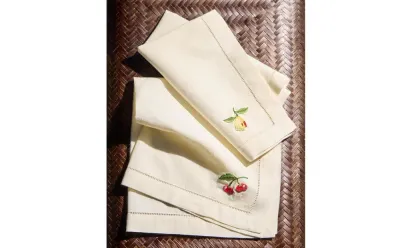 Zara Home столовая салфетка из смесовой ткани, вышивка, 45 45 см (комплект 2 шт.)