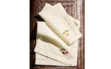 Zara Home столовая салфетка из смесовой ткани, вышивка, 45 45 см (комплект 2 шт.) — фото 1