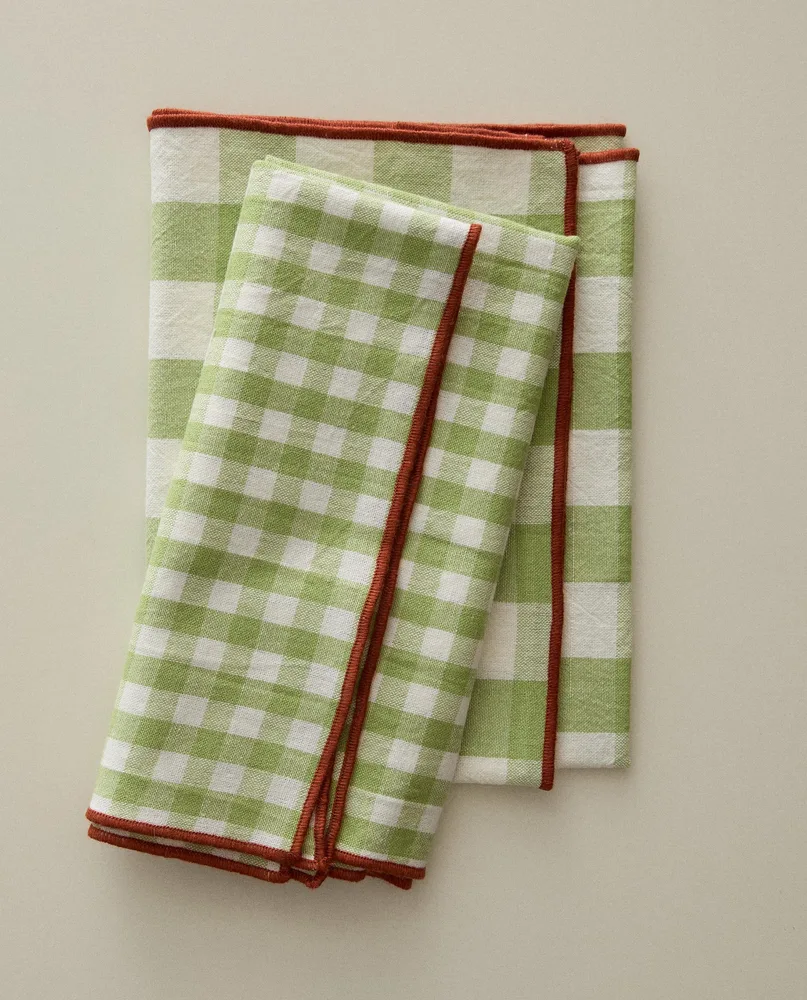 Zara Home кухонное полотенце из хлопка, клетка, 70 50 см (комплект 2 шт.) · 9205/026
