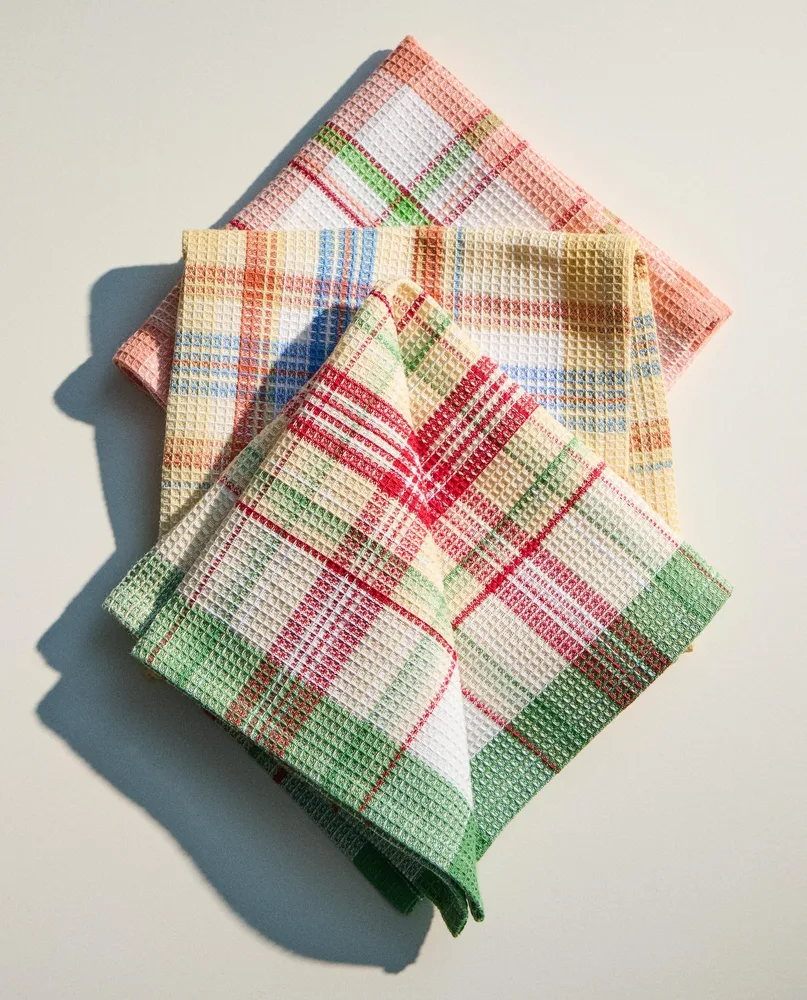 Zara Home кухонное полотенце из хлопка, 40 40 см (комплект 3 шт.) · 9210/026