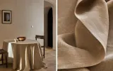 Zara Home скатерть из льна, 170 170 см — фото 4
