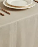Zara Home скатерть из льна, 170 170 см — фото 8