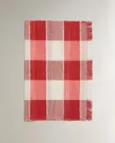 Zara Home сервировочная салфетка из смесовой ткани, клетка, 50 35 см — фото 4