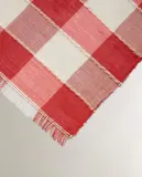 Zara Home сервировочная салфетка из смесовой ткани, клетка, 50 35 см — фото 6
