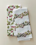 Zara Home кухонное полотенце из хлопка, цветочный мотив, 60 40 см (комплект 2 шт.) · 9276/026 — фото 1
