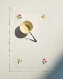 Zara Home сервировочная салфетка из смесовой ткани, вышивка, 50 35 см · 2216/023 — фото 1