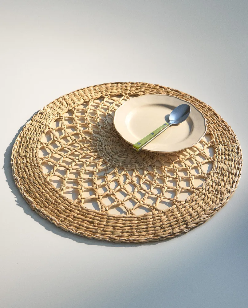 Zara Home сервировочная салфетка из смесовой ткани, диаметр 38 см · 9262/023
