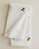 Zara Home столовая салфетка из хлопка, вышивка, 45 45 см (комплект 2 шт.) — фото 1